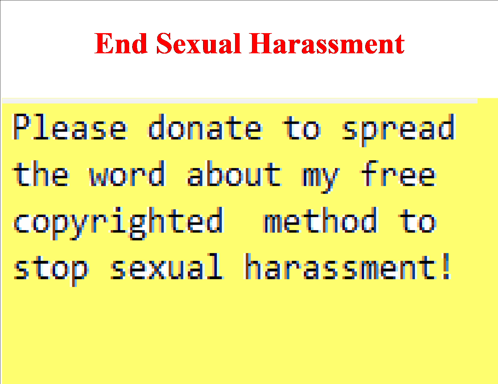 Noted Sexual Harassment Prevention  Cards