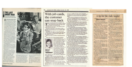 Famous Copyrighted 'Job Performance Card'